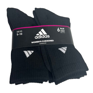 Adidas Aeroready Cushioned Crew Socks 6 Pack Womens